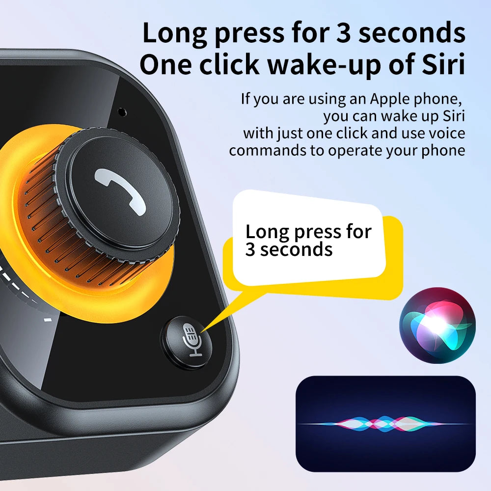 Bluetooth 5.4 Speaker Handsfree Car Kit Sun Visor Clip Wireless Audio Receiver Speakerphone Wireless Stereo MP3 Music Player