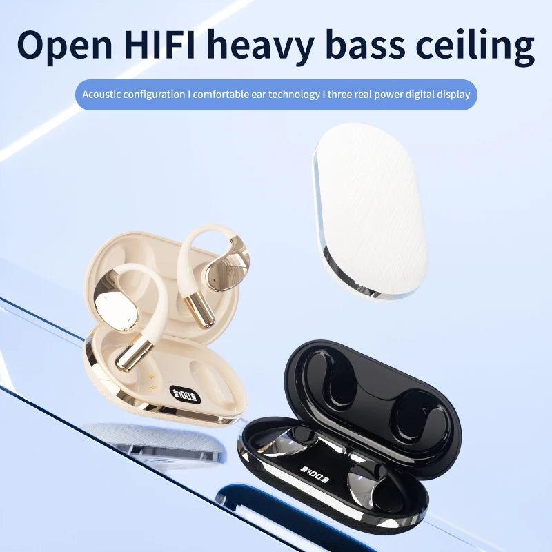 Q39 AI Real-Time Translation Headphones 140 Languages Instant Voice Translator Earbuds Ear Hook Noise Cancelling Headphone