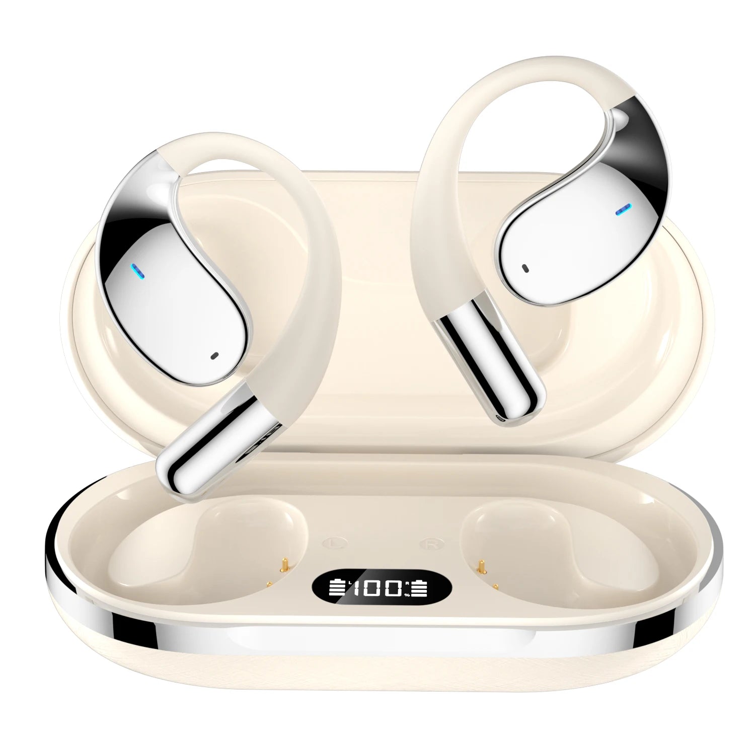 Q39 AI Real-Time Translation Headphones 140 Languages Instant Voice Translator Earbuds Ear Hook Noise Cancelling Headphone