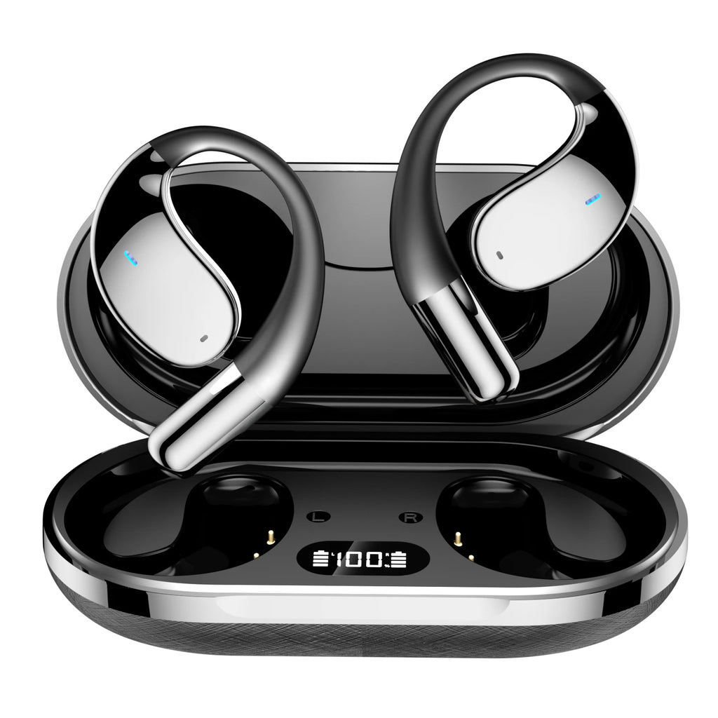 Q39 AI Real-Time Translation Headphones 140 Languages Instant Voice Translator Earbuds Ear Hook Noise Cancelling Headphone