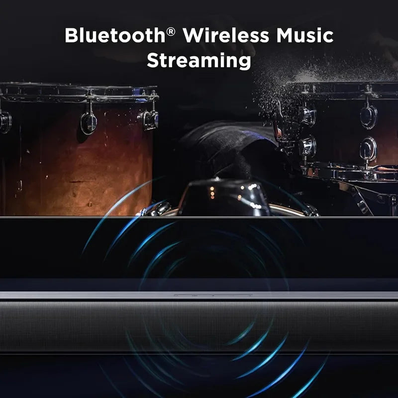 S55H S Class 2.1 Channel Sound Bar with Dolby Atmos, DTS Virtual:X, Wireless Subwoofer, Bluetooth Music Streaming