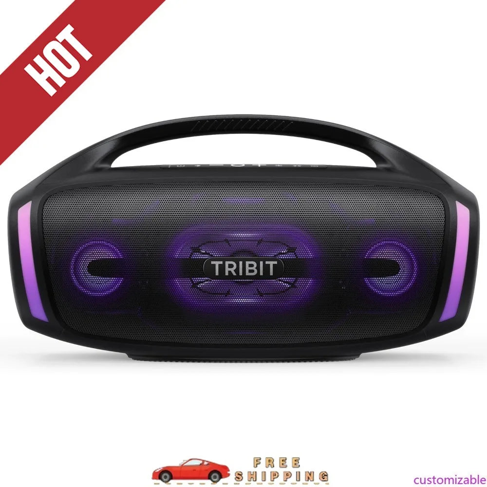 Customizable Bluetooth Speaker StormBox Blast 2, 200W Portable Wireless Speaker with Subwoofer, XBass, LED Light, Bluetooth 5.4,